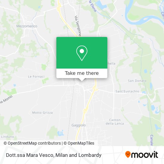 Dott.ssa Mara Vesco map