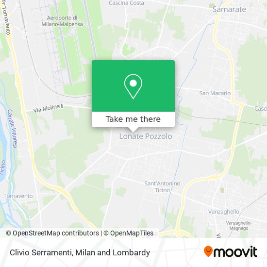 Clivio Serramenti map