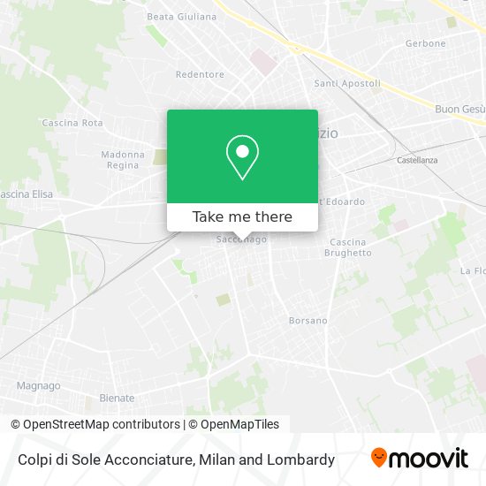 Colpi di Sole Acconciature map