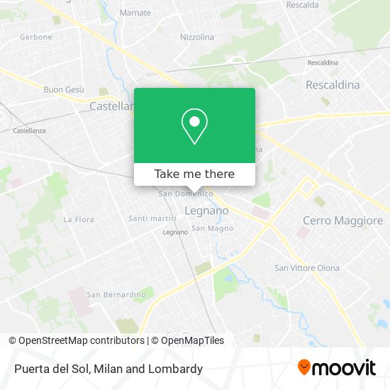 Puerta del Sol map