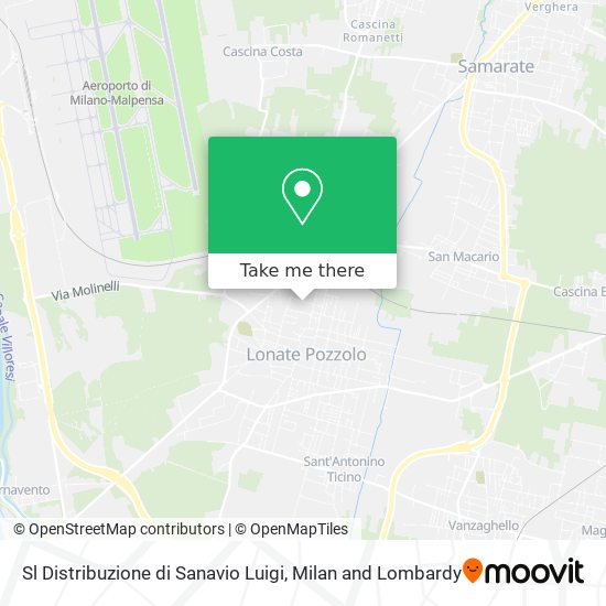 Sl Distribuzione di Sanavio Luigi map