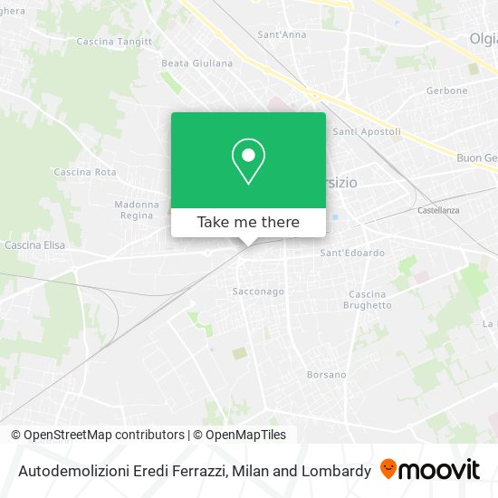 Autodemolizioni Eredi Ferrazzi map
