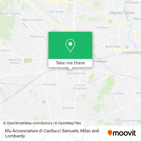 Blu Acconciature di Carducci Samuele map