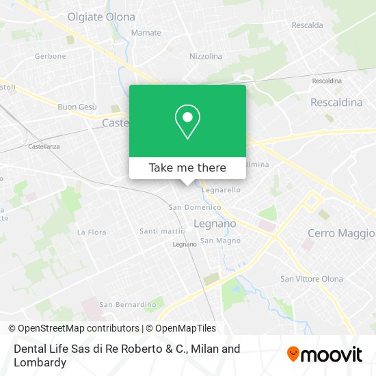 Dental Life Sas di Re Roberto & C. map