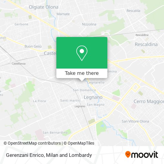 Gerenzani Enrico map