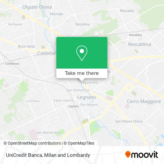 UniCredit Banca map