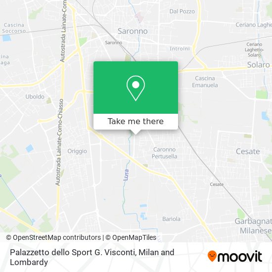 Palazzetto dello Sport G. Visconti map