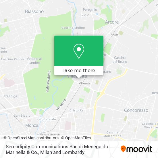 Serendipity Communications Sas di Menegaldo Marinella & Co. map