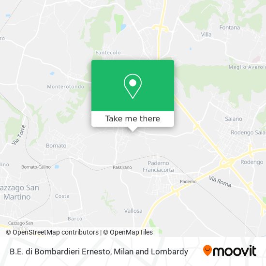 B.E. di Bombardieri Ernesto map
