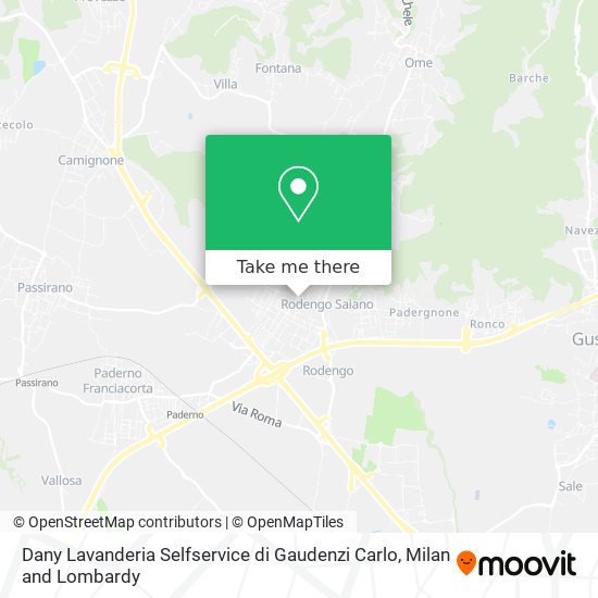 Dany Lavanderia Selfservice di Gaudenzi Carlo map