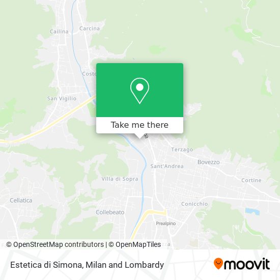 Estetica di Simona map
