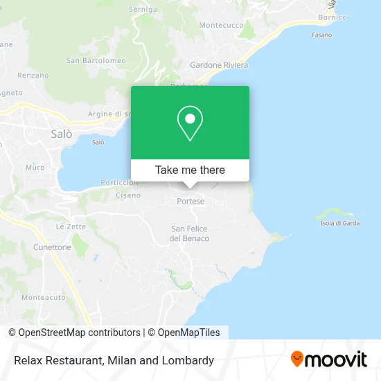 Relax Restaurant map