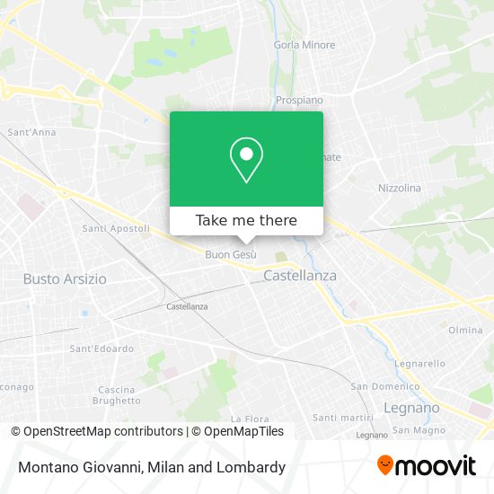 Montano Giovanni map