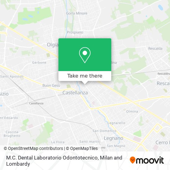 M.C. Dental Laboratorio Odontotecnico map