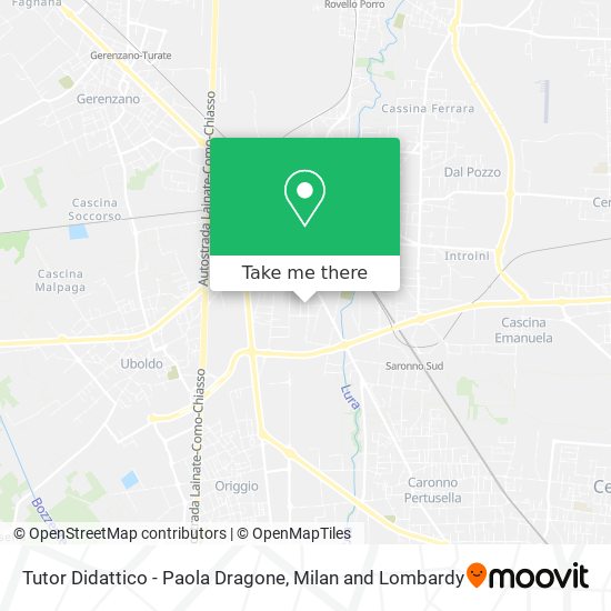 Tutor Didattico - Paola Dragone map