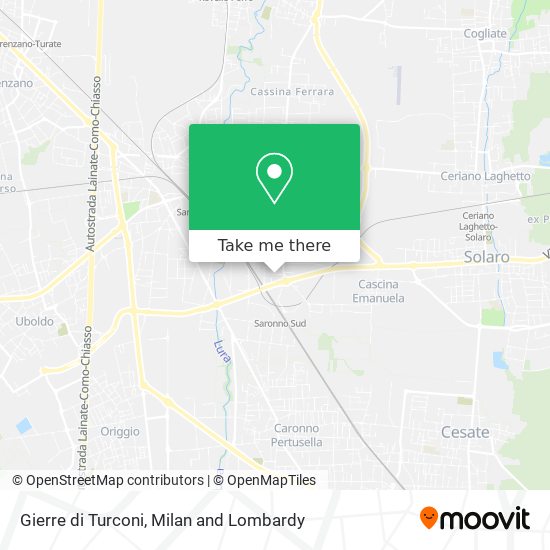 Gierre di Turconi map