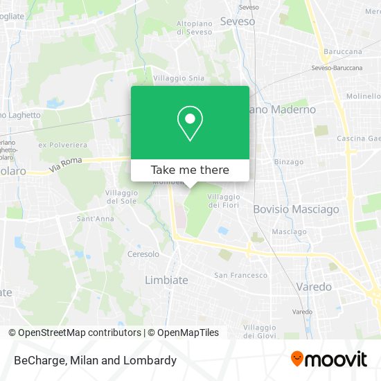 BeCharge map