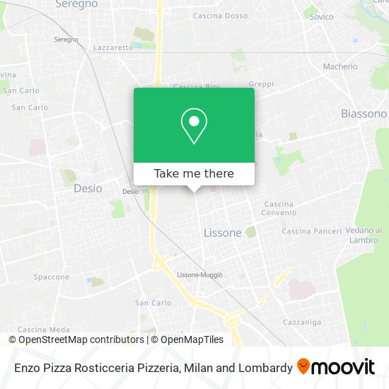 Enzo Pizza Rosticceria Pizzeria map
