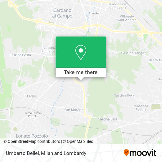 Umberto Bellel map