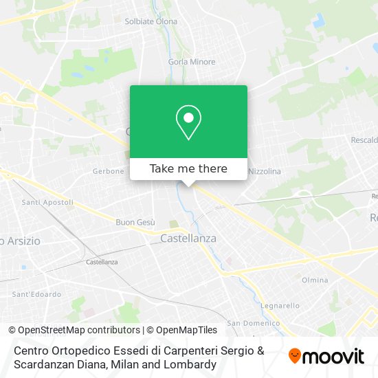 Centro Ortopedico Essedi di Carpenteri Sergio & Scardanzan Diana map