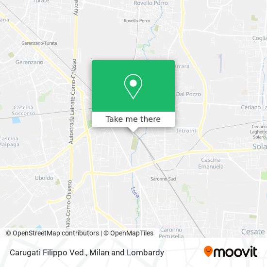 Carugati Filippo Ved. map