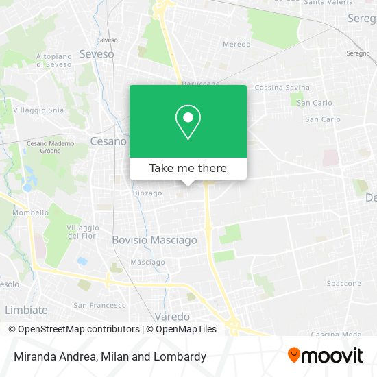 Miranda Andrea map