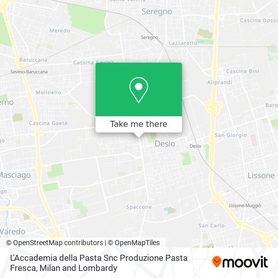 L'Accademia della Pasta Snc Produzione Pasta Fresca map