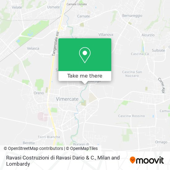 Ravasi Costruzioni di Ravasi Dario & C. map