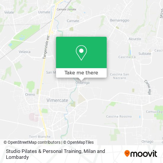 Studio Pilates & Personal Training map