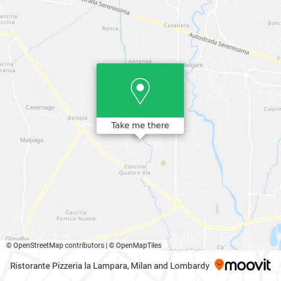 Ristorante Pizzeria la Lampara map