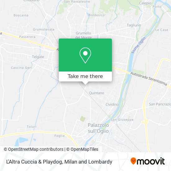 L'Altra Cuccia & Playdog map