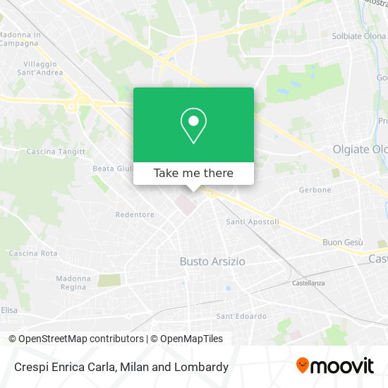 Crespi Enrica Carla map