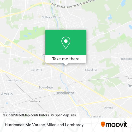 Hurricanes Mc Varese map