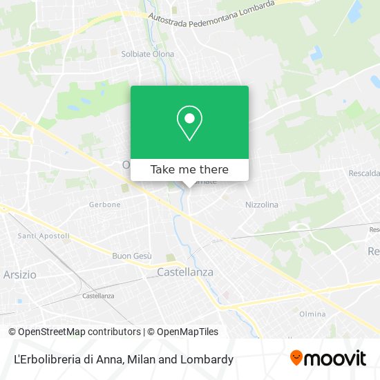 L'Erbolibreria di Anna map