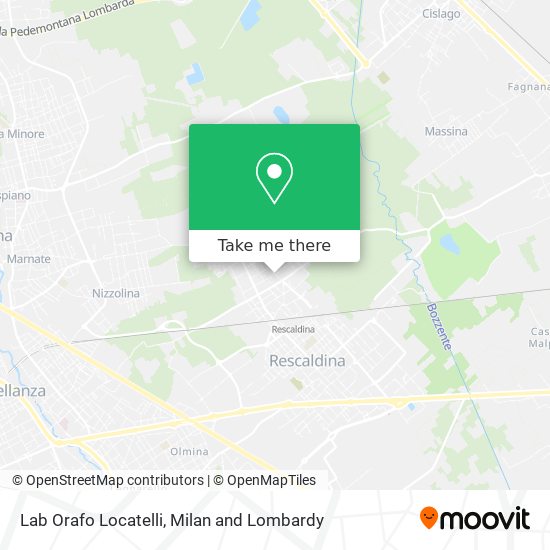 Lab Orafo Locatelli map