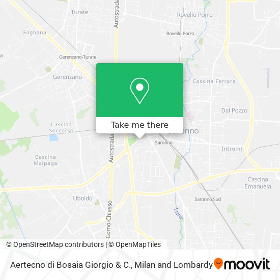 Aertecno di Bosaia Giorgio & C. map