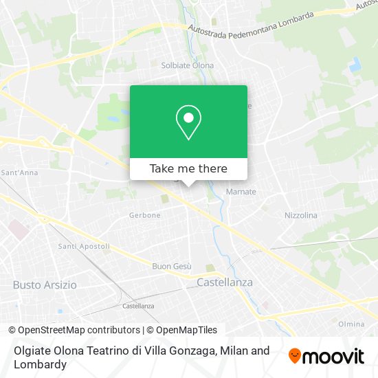 Olgiate Olona Teatrino di Villa Gonzaga map