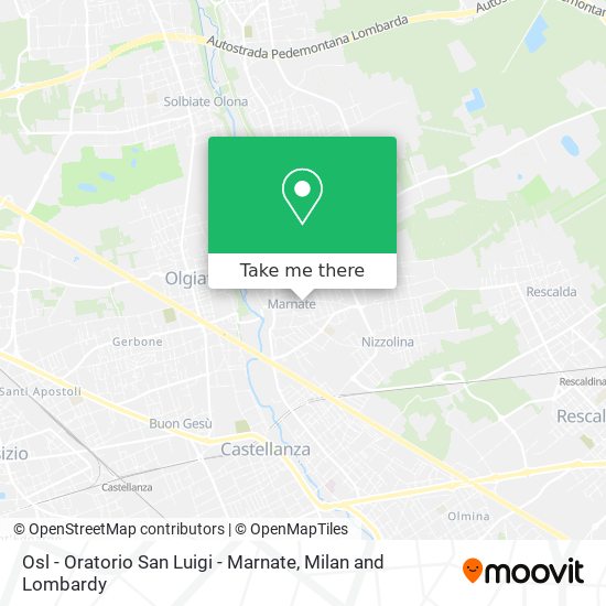 Osl - Oratorio San Luigi - Marnate map