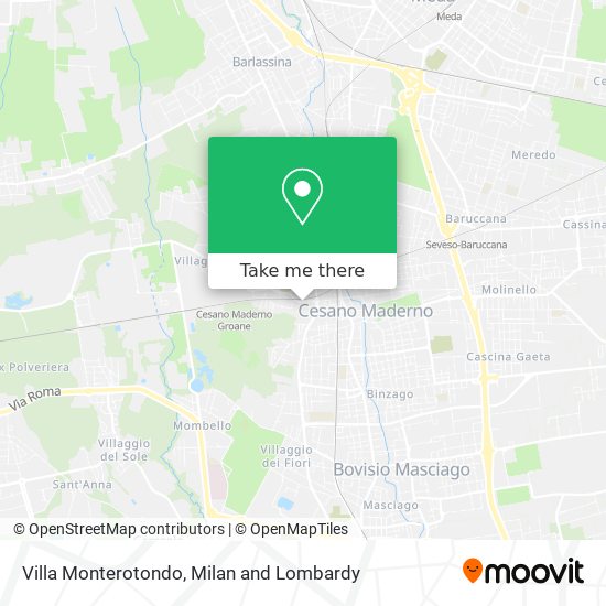 Villa Monterotondo map