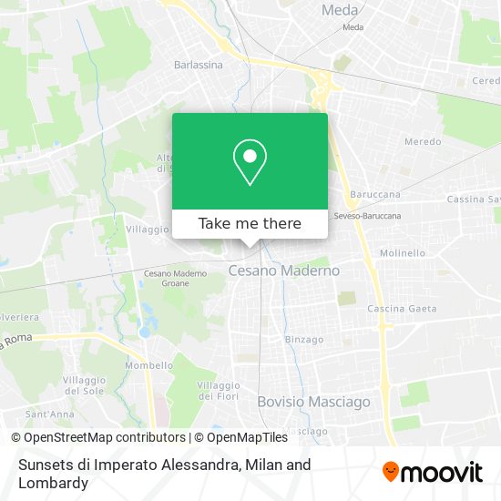 Sunsets di Imperato Alessandra map