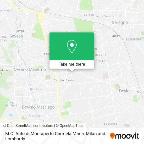 M.C. Auto di Montaperto Carmela Maria map