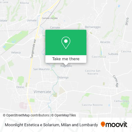 Moonlight Estetica e Solarium map
