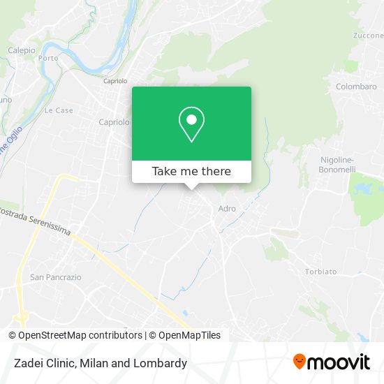 Zadei Clinic map