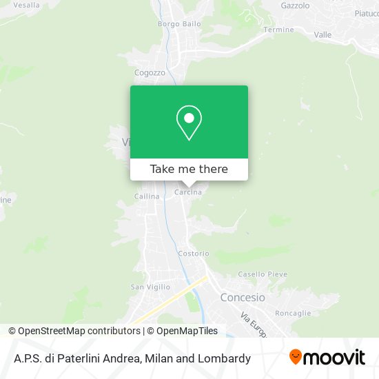 A.P.S. di Paterlini Andrea map