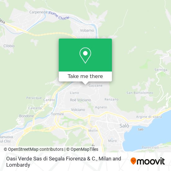 Oasi Verde Sas di Segala Fiorenza & C. map