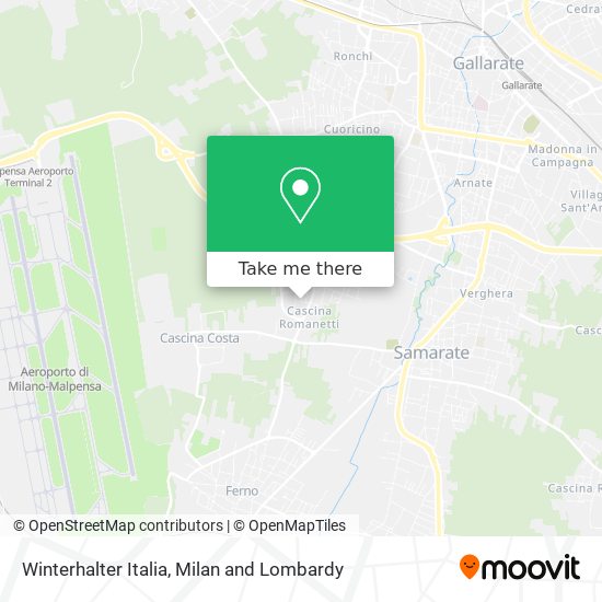 Winterhalter Italia map