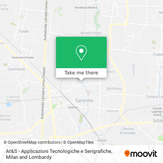 At&S - Applicazioni Tecnologiche e Serigrafiche map