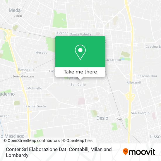 Conter Srl Elaborazione Dati Contabili map
