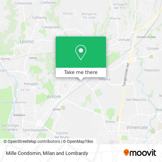 Mille Condomin map