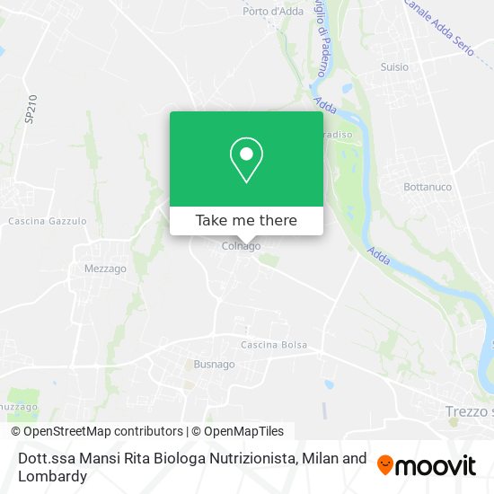 Dott.ssa Mansi Rita Biologa Nutrizionista map